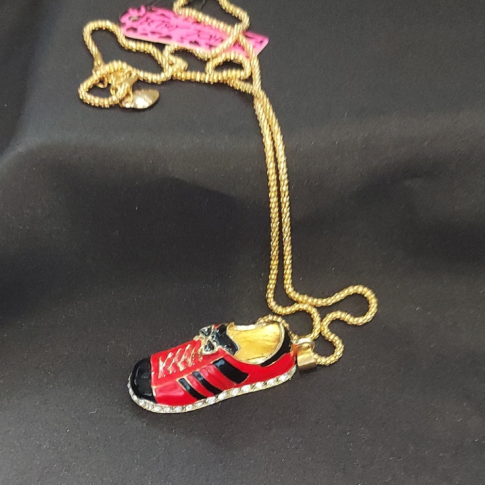 BETSEY JOHNSON Sneaker Pendant Necklace